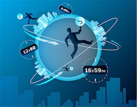 productivity - Illustration representing human race for development Stock Photo - Premium Royalty-Free, Code: 630-03481927