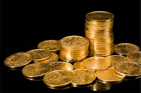 stacks of coins - Close-up of Indian coins Stock Photo - Premium Royalty-Free, Code: 630-03482055