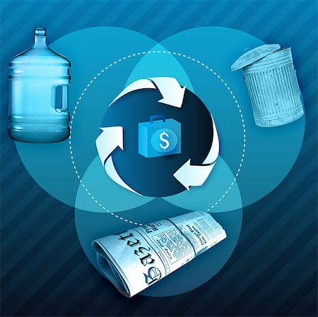 simsearch:630-03481511,k - Close-up of recycling process Foto de stock - Sin royalties Premium, Código: 630-03482095
