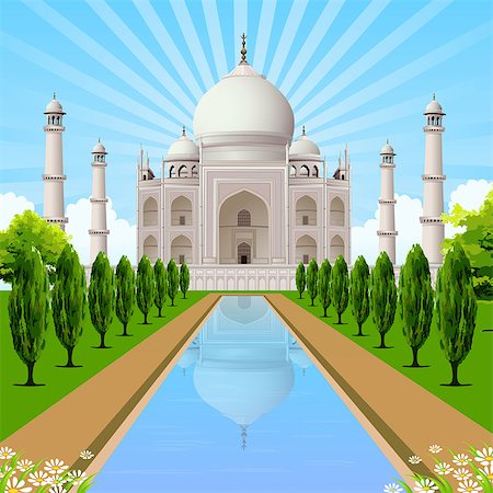 simsearch:857-03193092,k - Facade of a mausoleum, Taj Mahal, Agra, Uttar Pradesh, India Foto de stock - Sin royalties Premium, Código: 630-03482207