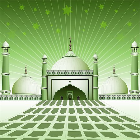 Facade of a mosque, India Stock Photo - Premium Royalty-Free, Code: 630-03482213