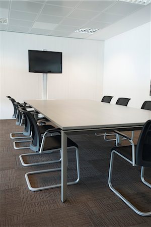 simsearch:632-05604152,k - Empty conference room Foto de stock - Sin royalties Premium, Código: 632-05401065