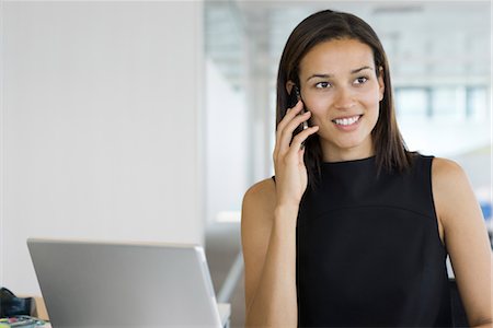 simsearch:632-02745019,k - Woman talking on cell phone Stock Photo - Premium Royalty-Free, Code: 632-05401138