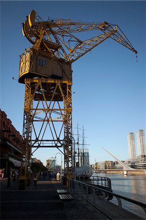 simsearch:632-06404737,k - Shipping crane in city dock Stock Photo - Premium Royalty-Free, Code: 632-05401247