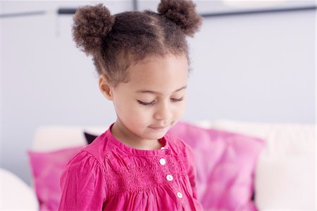 simsearch:632-07674598,k - Little girl, portrait Stock Photo - Premium Royalty-Free, Code: 632-05401310