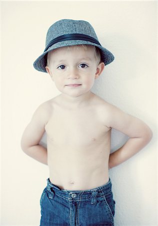 Semi-naked toddler, portrait Stock Photo - Premium Royalty-Free, Code: 632-05760018