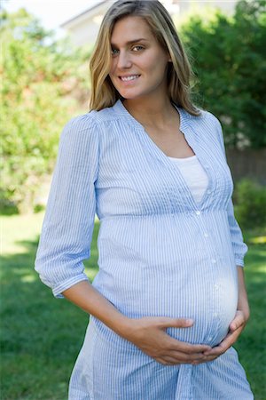 Pregnant woman, portrait Stock Photo - Premium Royalty-Free, Code: 632-05760781