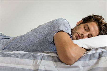 Man sleeping Stock Photo - Premium Royalty-Free, Code: 632-05816504