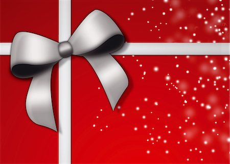 plateado - Christmas gift Foto de stock - Sin royalties Premium, Código: 632-05817171