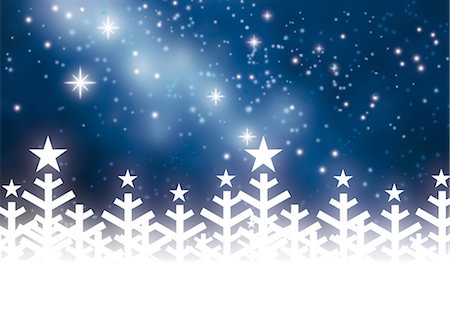 stars night - Winter night Stock Photo - Premium Royalty-Free, Code: 632-05817189