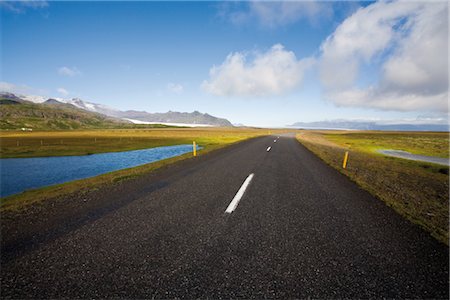 freeway - Route 1 between Kirkjubaejarklaustur and Kalfafell, Iceland Stock Photo - Premium Royalty-Free, Code: 632-05845482