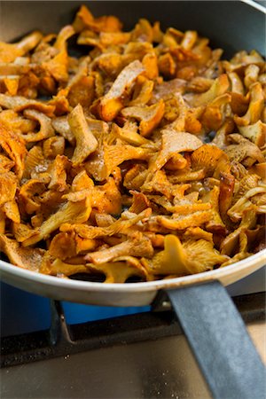 Cooking chanterelles Stock Photo - Premium Royalty-Free, Code: 632-05991976