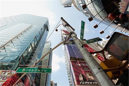 Times Square, Manhattan, New York City, New York, USA Foto de stock - Sin royalties Premium, Código: 632-06029607