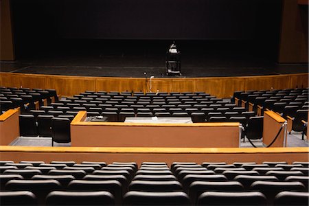 Empty auditorium Foto de stock - Sin royalties Premium, Código: 632-06029661