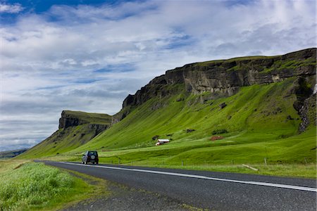 fernstraßen - Straße durch Landschaft, Island Stockbilder - Premium RF Lizenzfrei, Bildnummer: 632-06029897
