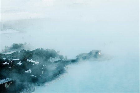 Blue Lagoon geothermal spa, Reykjanes Peninsula, Iceland Foto de stock - Sin royalties Premium, Código: 632-06030085