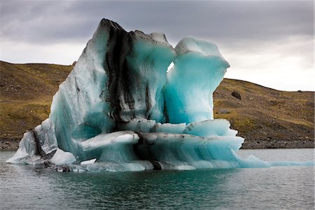 Iceberg in Jokulsarlon glacial lagoon, Iceland Stock Photo - Premium Royalty-Free, Code: 632-06030166