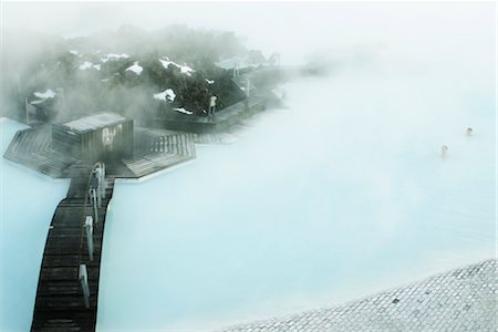 reykjanes - Blue Lagoon geothermal spa, Reykjanes Peninsula, Iceland Fotografie stock - Premium Royalty-Free, Codice: 632-06030179