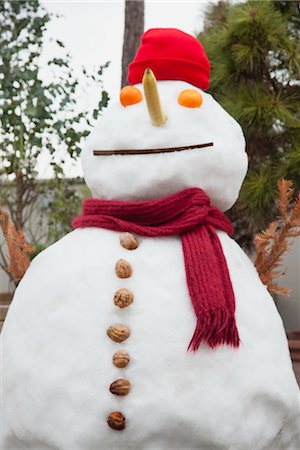 Snowman Stock Photo - Premium Royalty-Free, Code: 632-06030218