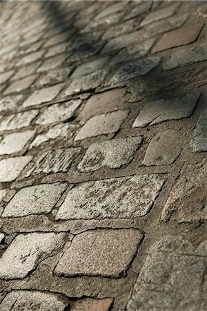 street backgrounds - Cobblestone, close-up Stock Photo - Premium Royalty-Free, Code: 632-06317125