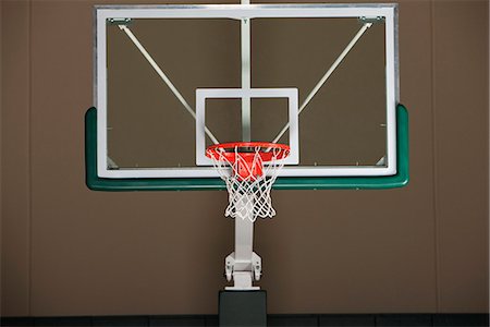 panier de basket-ball - Panier de basket avec panneau Photographie de stock - Premium Libres de Droits, Code: 632-06317210