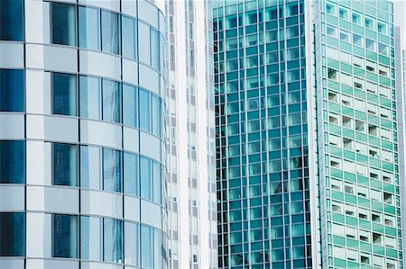 façade - Facade of modern office buildings Stock Photo - Premium Royalty-Free, Code: 632-06317249