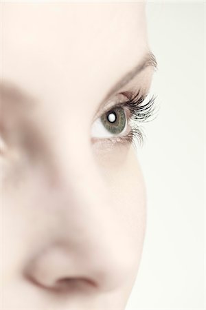 pestaña - Woman's eye, close-up Foto de stock - Sin royalties Premium, Código: 632-06317968