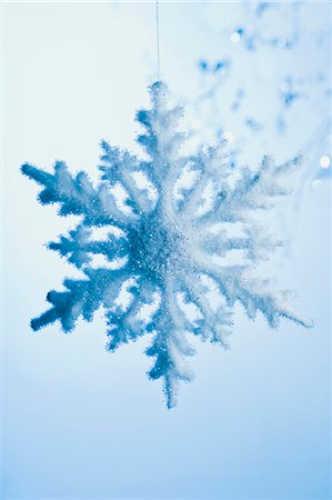 Snowflake decoration Foto de stock - Sin royalties Premium, Código: 632-06354296