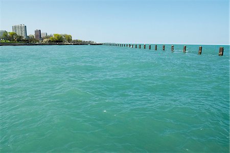 Vue du lac Michigan, Chicago Photographie de stock - Premium Libres de Droits, Code: 632-06404762