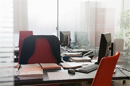 empty desk in office - Empty office Stock Photo - Premium Royalty-Free, Code: 632-06779162