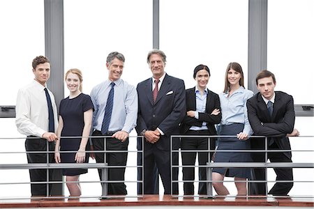 front person business smile - Team of business professionals Stock Photo - Premium Royalty-Free, Code: 632-07674524
