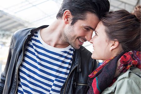 picture on subway - Couple in love Stock Photo - Premium Royalty-Free, Code: 632-07809336