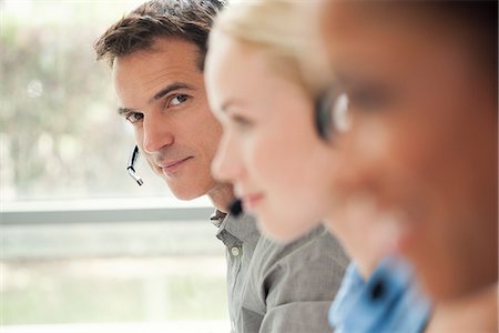 sales training - Working in call center Photographie de stock - Premium Libres de Droits, Code: 632-08001856