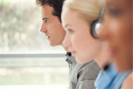 sales training - Working in call center Photographie de stock - Premium Libres de Droits, Code: 632-08001857