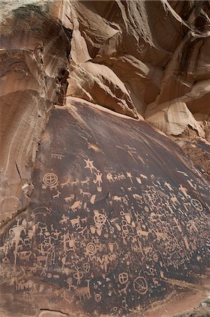 simsearch:841-03868958,k - Petroglyphs at Newspaper Rock State Historic Monument, Utah, USA Stock Photo - Premium Royalty-Free, Code: 632-08331604