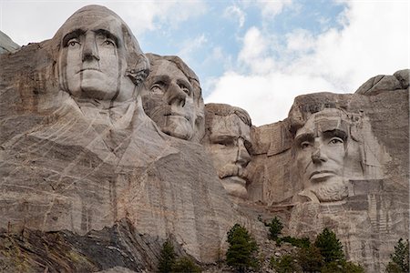 patriotique - Mount Rushmore National Memorial, South Dakota, USA Photographie de stock - Premium Libres de Droits, Code: 632-08545862