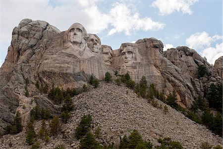 Mount Rushmore National Memorial, South Dakota, USA Stock Photo - Premium Royalty-Free, Code: 632-08545863