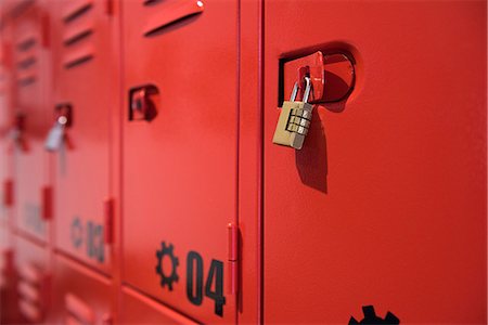 Lockers Stock Photo - Premium Royalty-Free, Code: 632-09039711