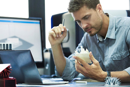 Engineer working in office Stock Photo - Premium Royalty-Free, Code: 632-09192250