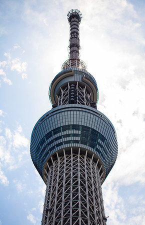 simsearch:632-09273083,k - Exterior of Tokyo Sky Tree building Stock Photo - Premium Royalty-Free, Code: 632-09273151