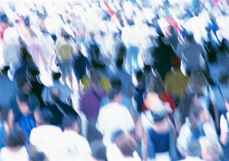 simsearch:632-01136967,k - Crowd of people, blurred Foto de stock - Sin royalties Premium, Código: 632-01136918