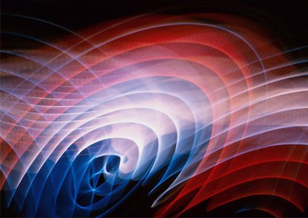 swirl abstract - Light effect, geometric, reds, blues and white. Stock Photo - Premium Royalty-Free, Code: 632-01138339