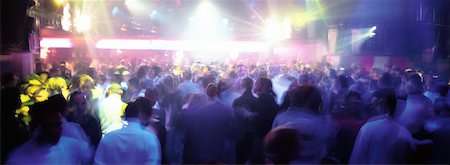 discotheque - Crowd in concert hall Foto de stock - Sin royalties Premium, Código: 632-01144403