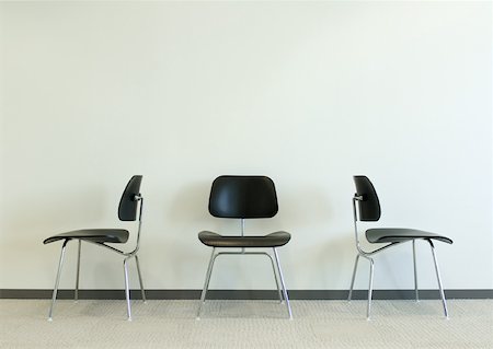 Three chairs Stock Photo - Premium Royalty-Free, Code: 632-01155656