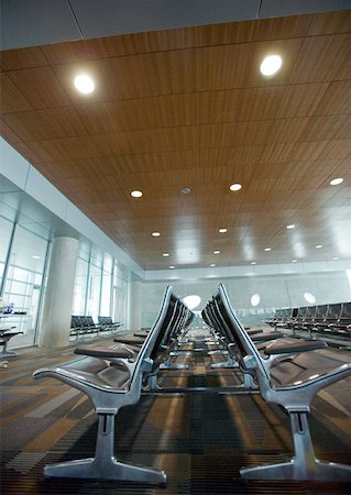 empty airport - Airport lounge Stock Photo - Premium Royalty-Free, Code: 632-01155984