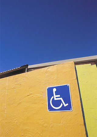 Handicapped sign Stock Photo - Premium Royalty-Free, Code: 632-01157866