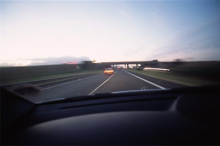 south africa and traffic - Road viewed from car interior Stock Photo - Premium Royalty-Free, Code: 632-01157901