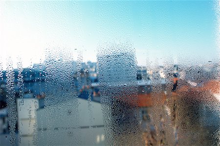 Condensation on window Stock Photo - Premium Royalty-Free, Code: 632-01158084