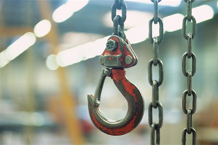 Hook and chain Stock Photo - Premium Royalty-Free, Code: 632-01158176