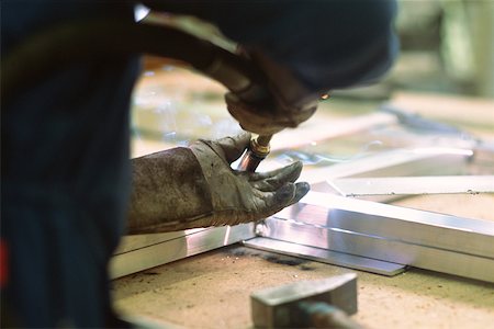 Aluminum welding Stock Photo - Premium Royalty-Free, Code: 632-01158189